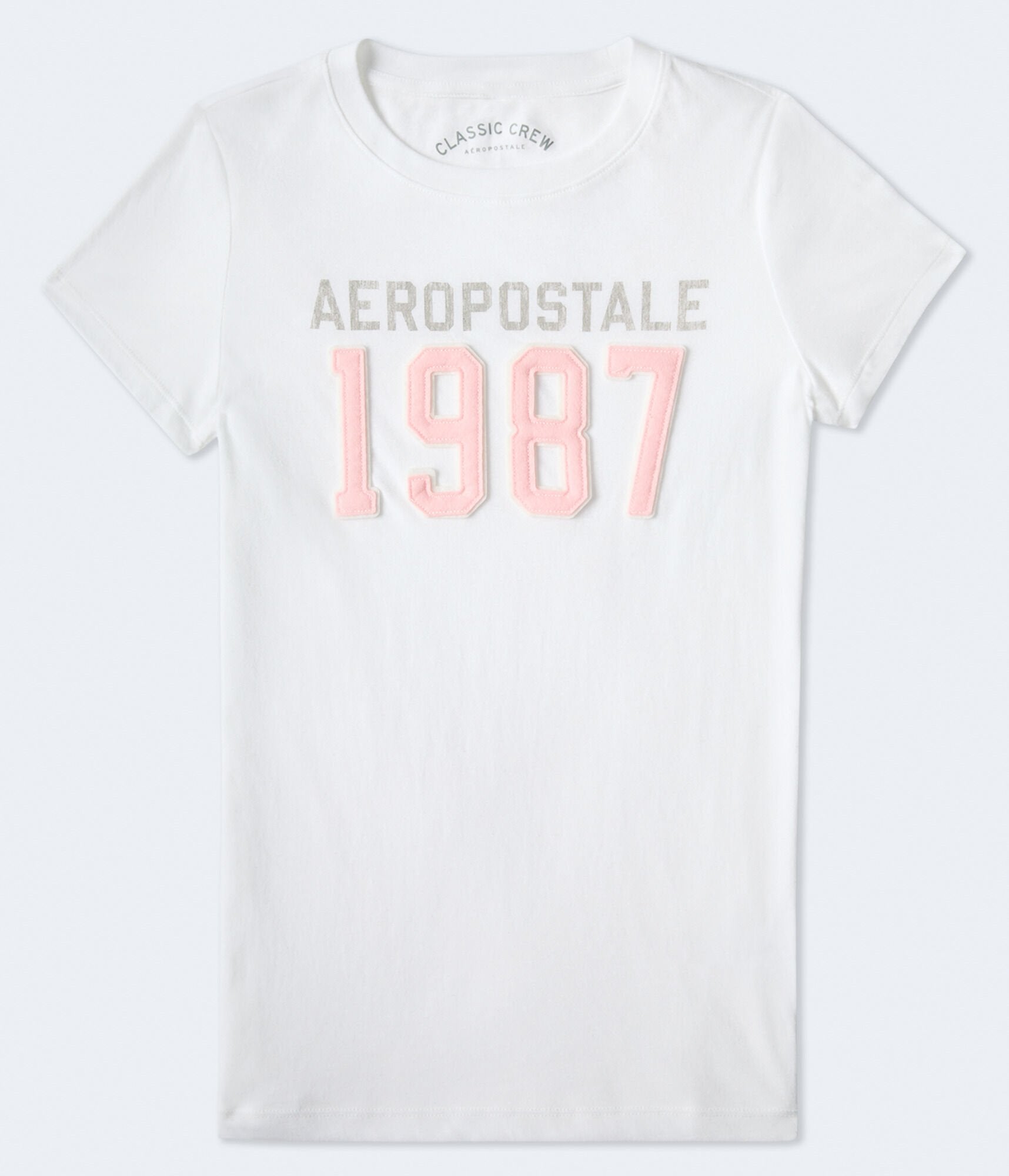 

Футболка Aeropostale 1987 с графической аппликацией, цвет bleach