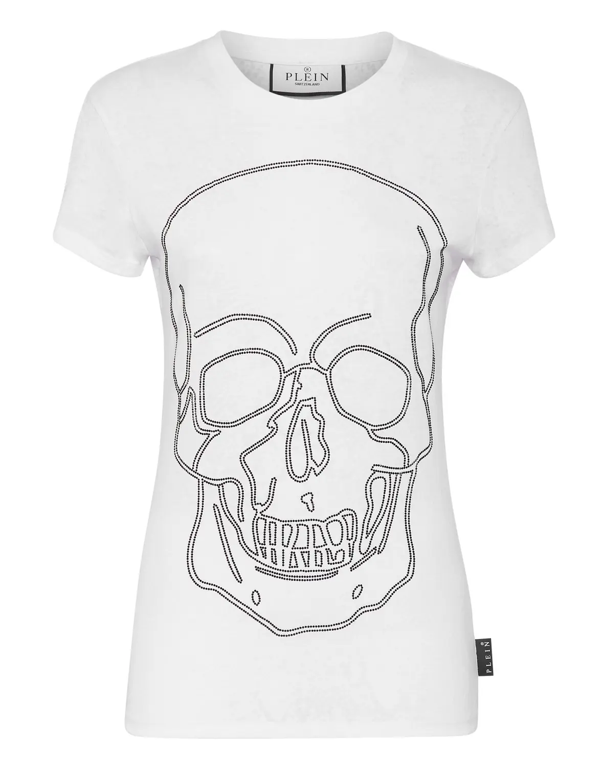 

Футболка с круглым вырезом Sexy Pure Fit Skull PHILIPP PLEIN, белый