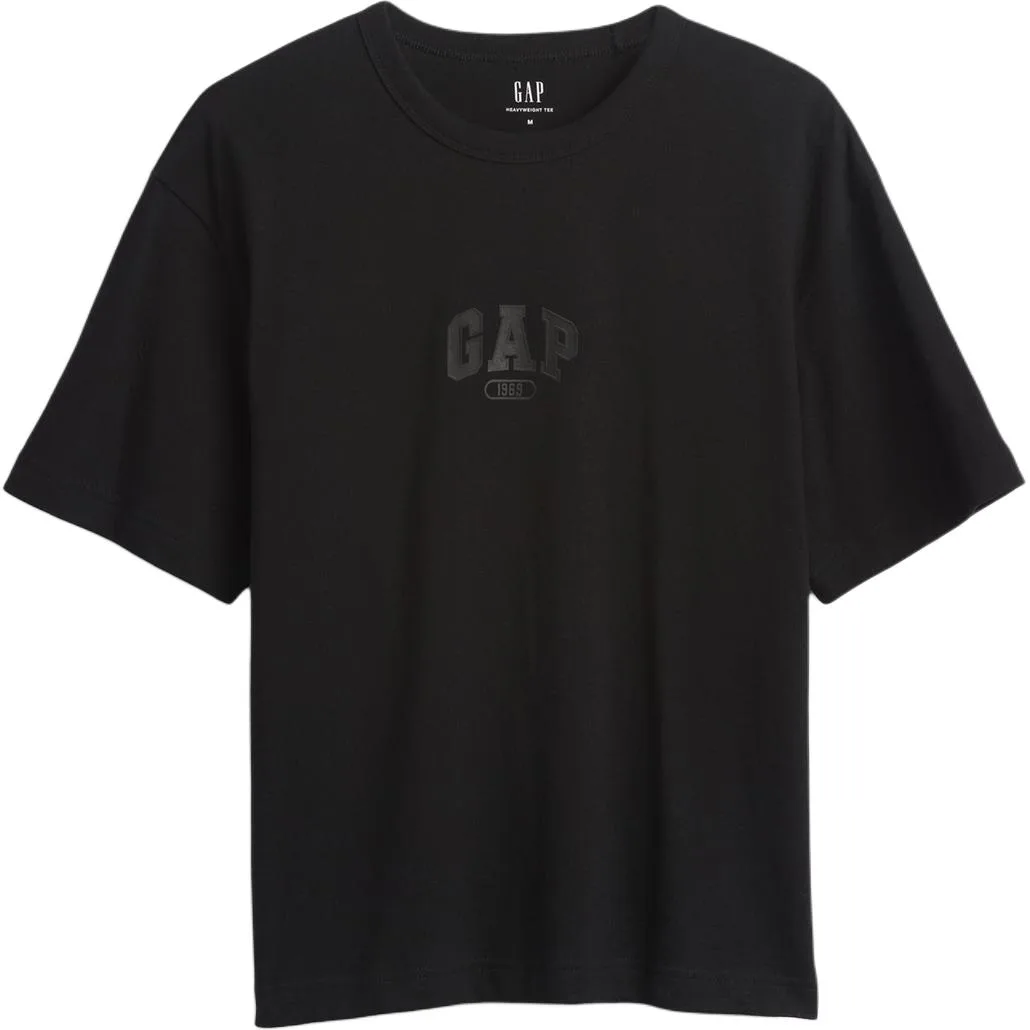 Футболка унисекс с круглым вырезом GAP, черный