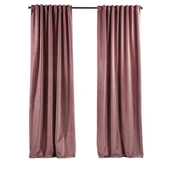 

Бархатная штора Puude Home Design 280225, 25x1x280 см цвет rubinrot