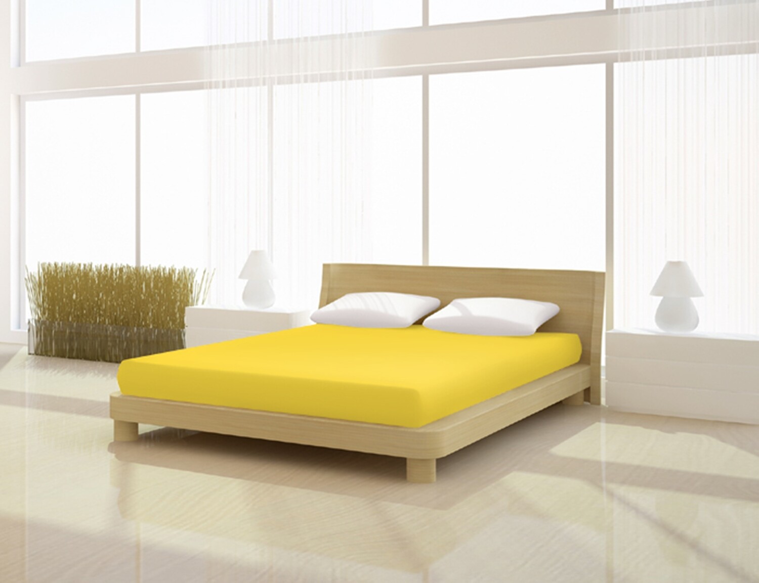 

Простыня Mr.Sandman Elastan classic 180 200 x 200 220 см, цвет citrone
