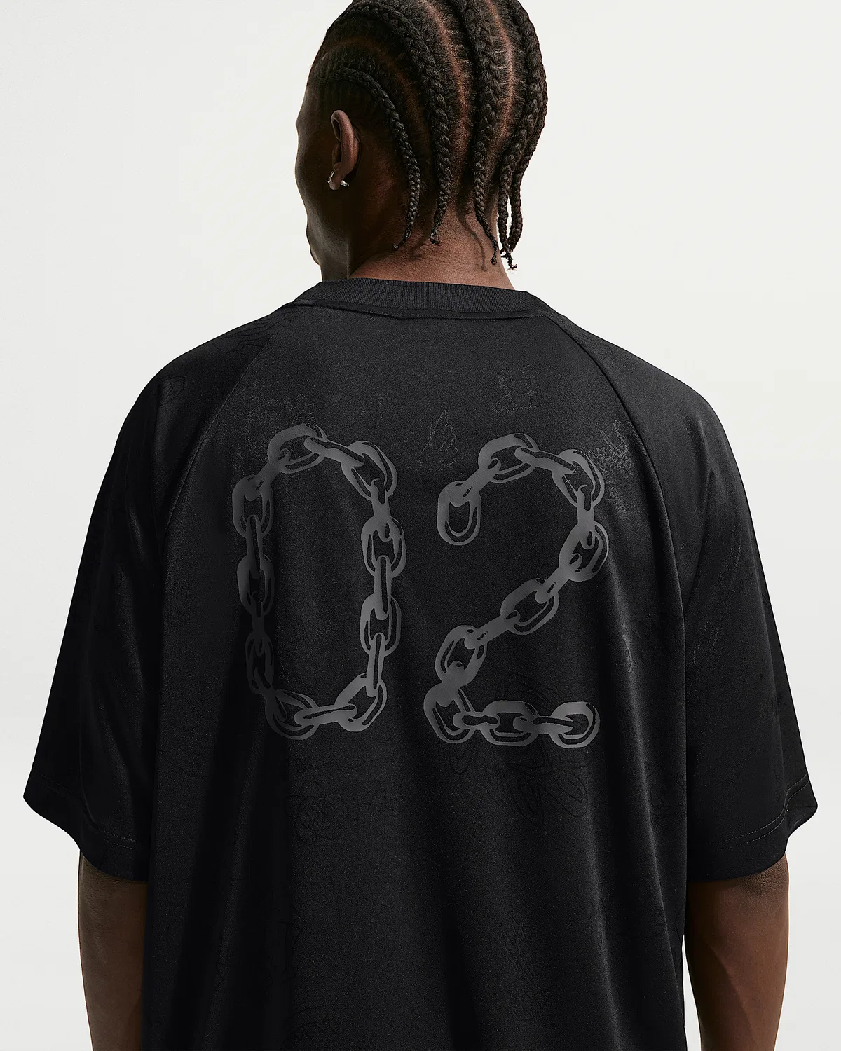 Джаккардовая футболка для скейтбординга Nike SB, Black — фото 2