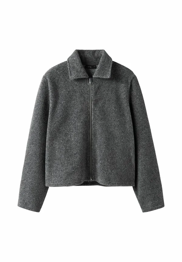 Легкая куртка kurze reissverschluss Lmtd, Dark Grey Melange — фото 3
