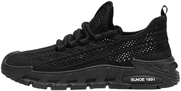 

Мужские туфли 2025 летние перфорированные с крупной сеткой дышащей поверхности легкие спортивные кроссовки для бега Clolinde, черный