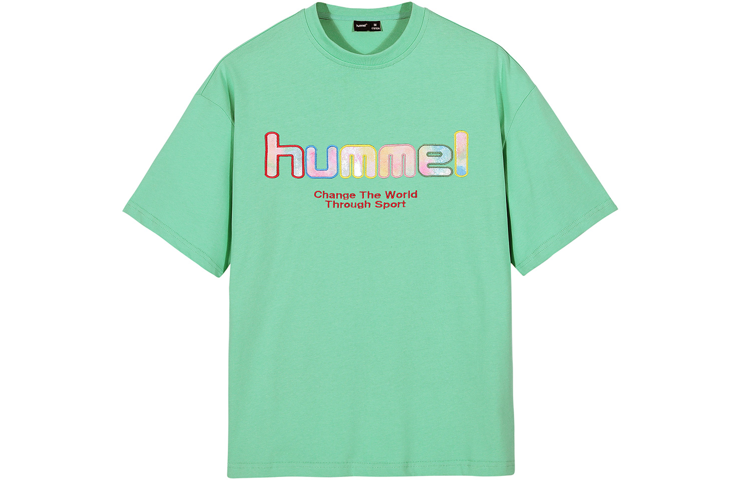 

Футболка Unisex Hummel Горохово-зелёная