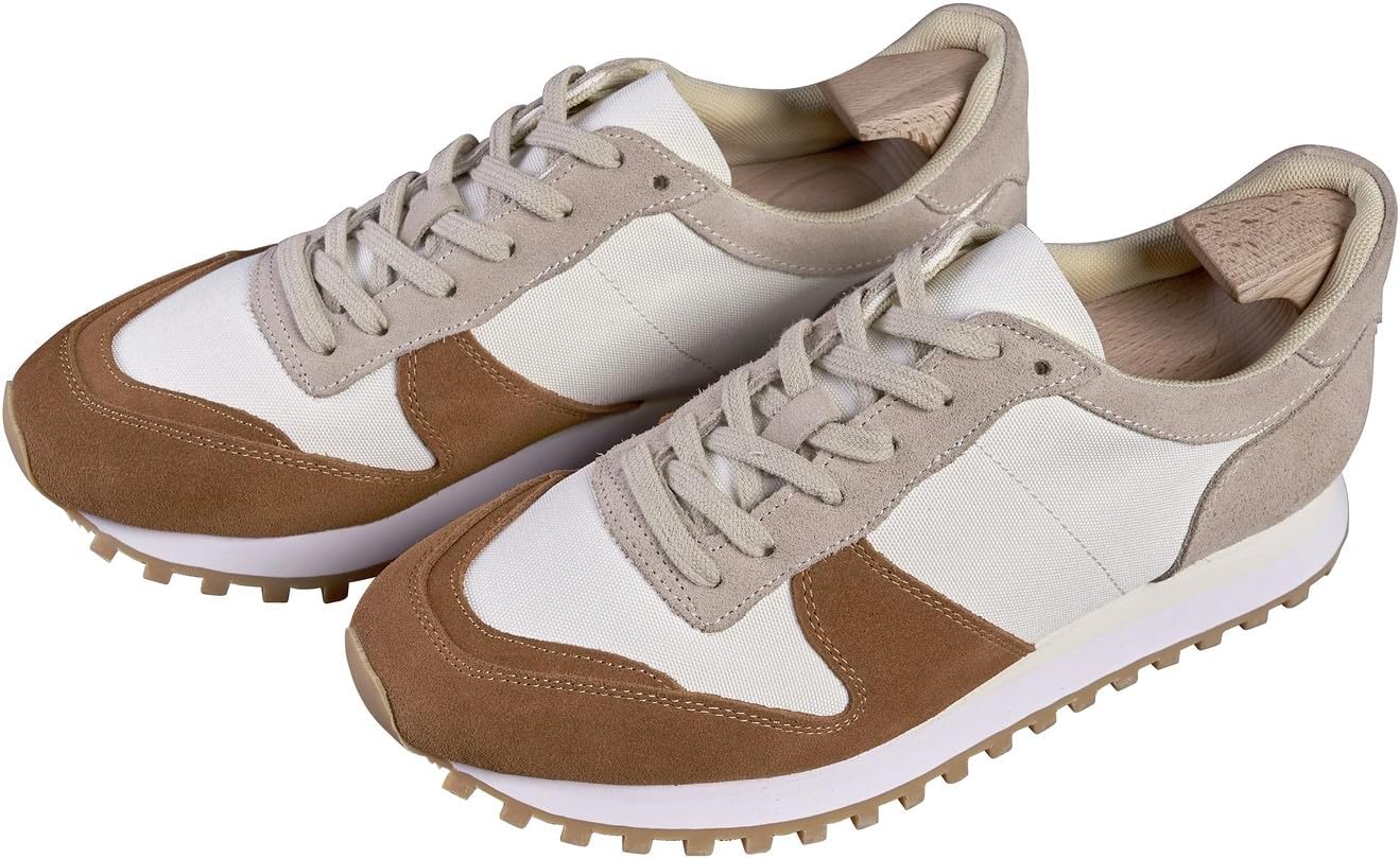 

Кроссовки Santimon Athletic для мужчин, повседневная обувь, модные и комфортные для прогулок, современные дышащие из натуральной кожи, плоские оксфорды, туфли смокинг, деловая повседневная обувь дерби для мужчин, желтый