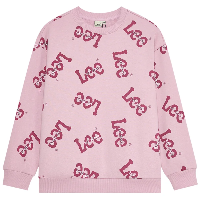 Детский свитшот с круглым вырезом Lee, Butter Rose