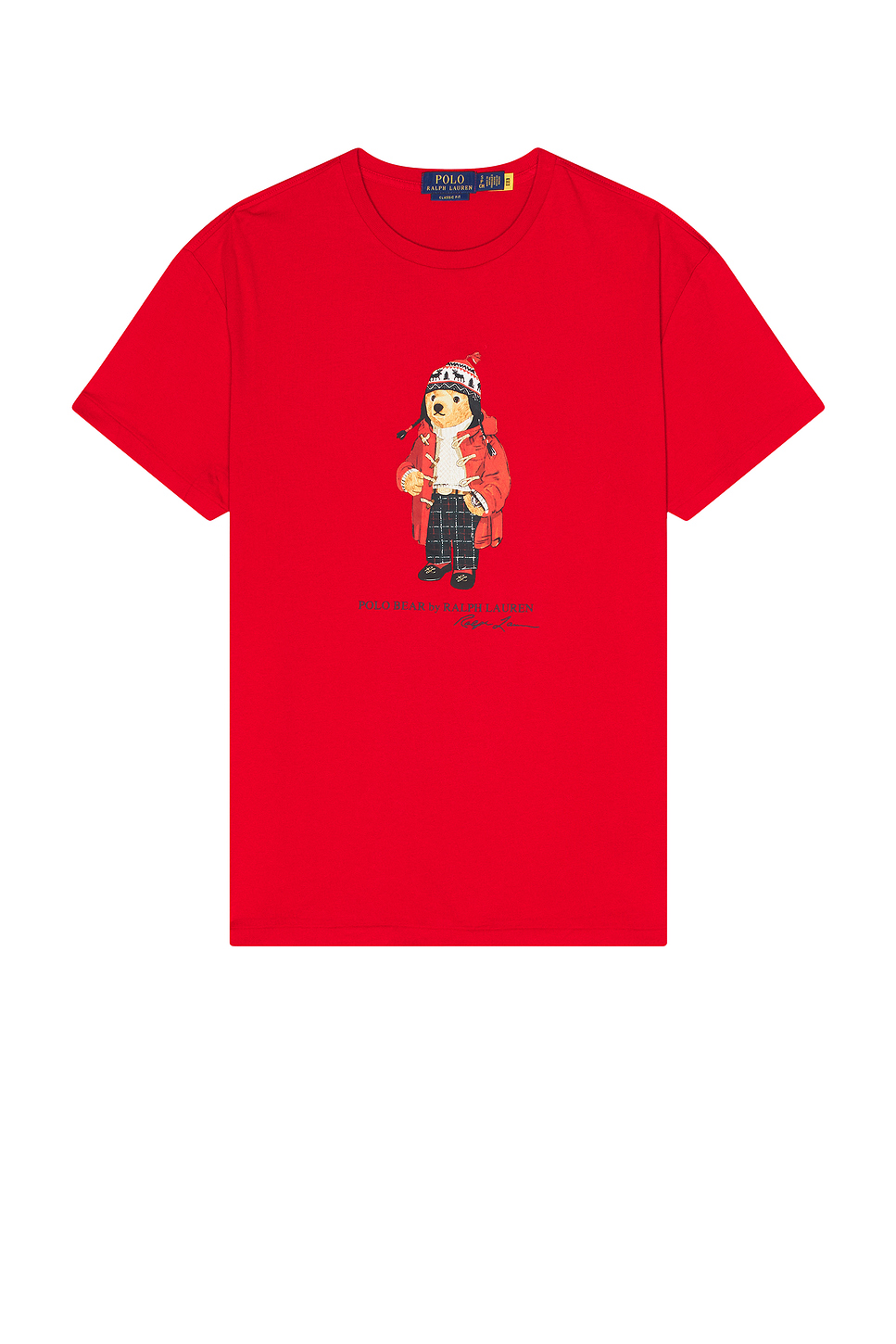 

Футболка с медведем Polo Ralph Lauren, цвет F24 RL 2000 Red Holiday Bear