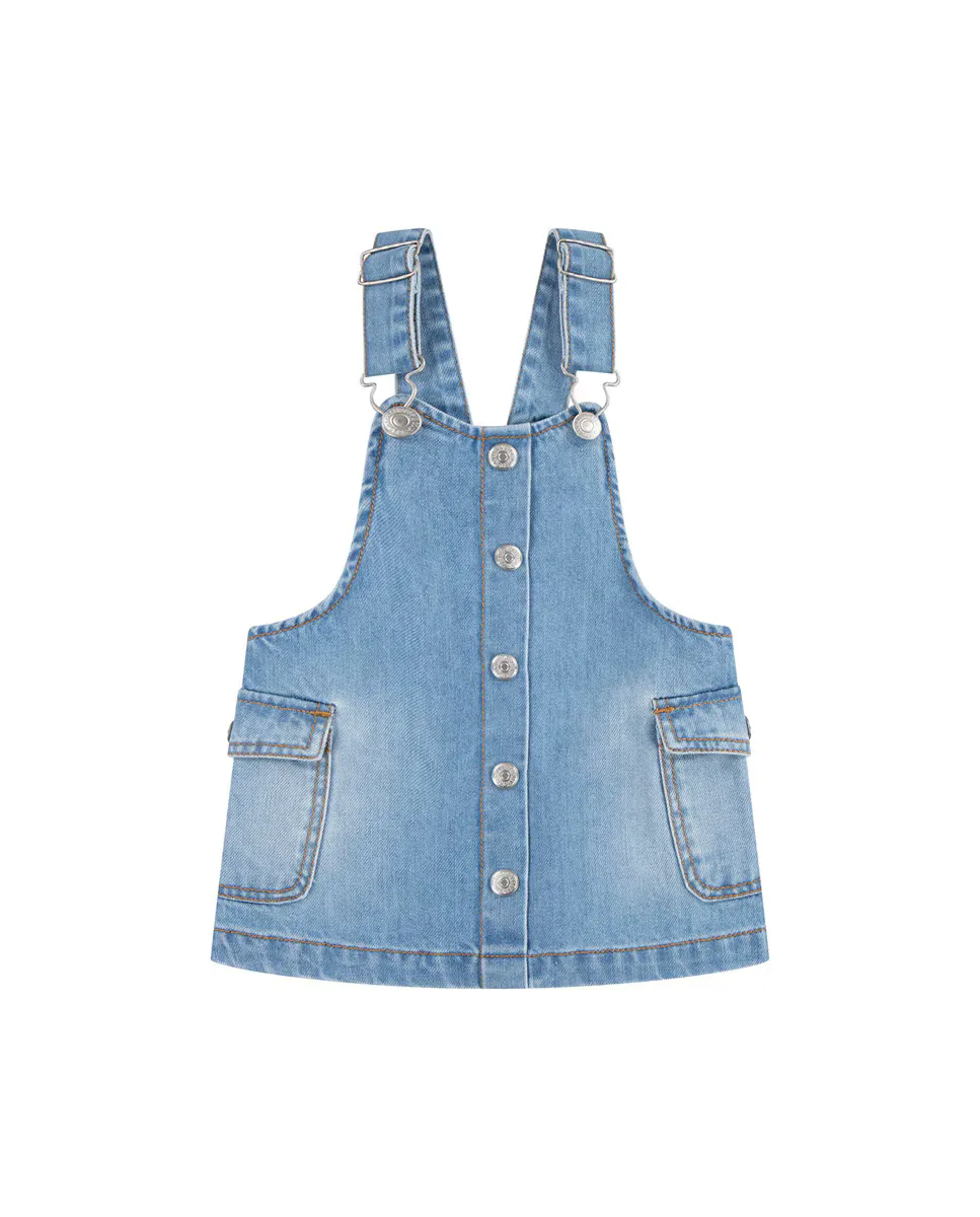 

Levi's Cargo Pocket комбинезон для девочек с юбкой, синий