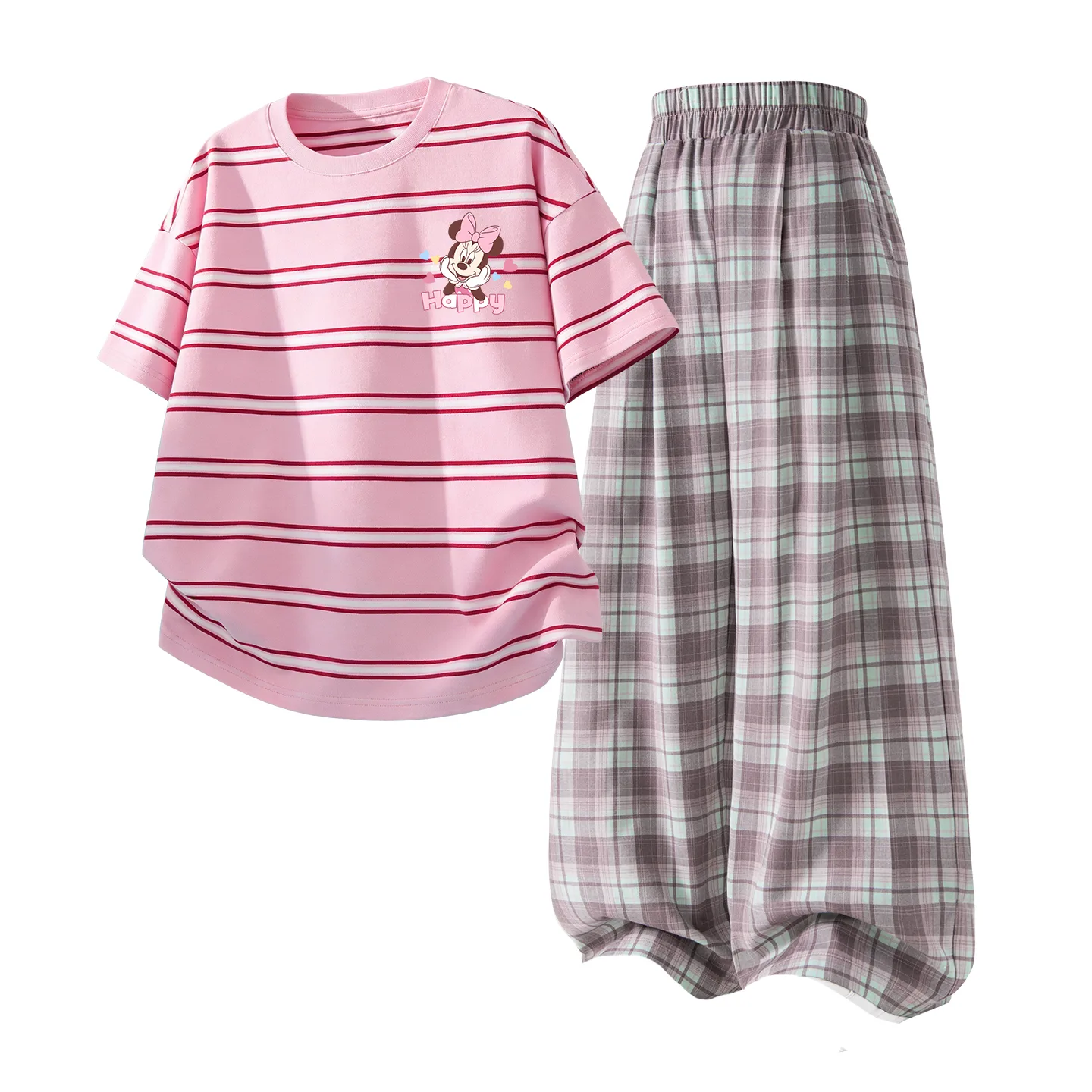 Casual Sportswear 2 Piece Set Kids' Disney, dicai xin xiao k розовый коричневый+pure розовый