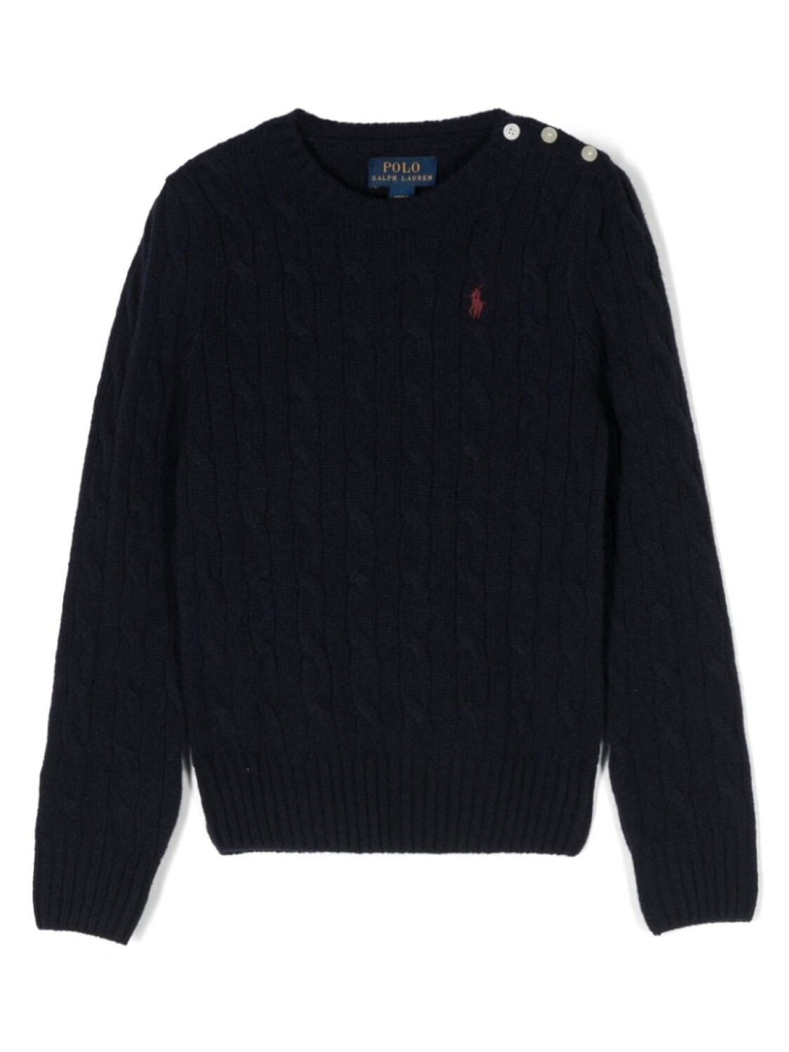 

Ralph Lauren джемпер Polo Pony фактурной вязки, синий