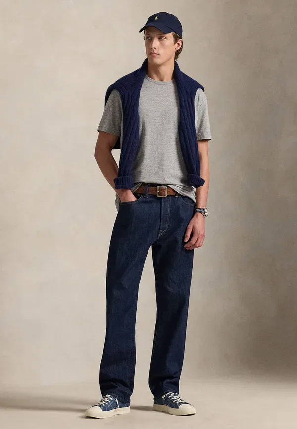 Футболка с коротким рукавом Polo Ralph Lauren, темный винтажный хизер — фото 2