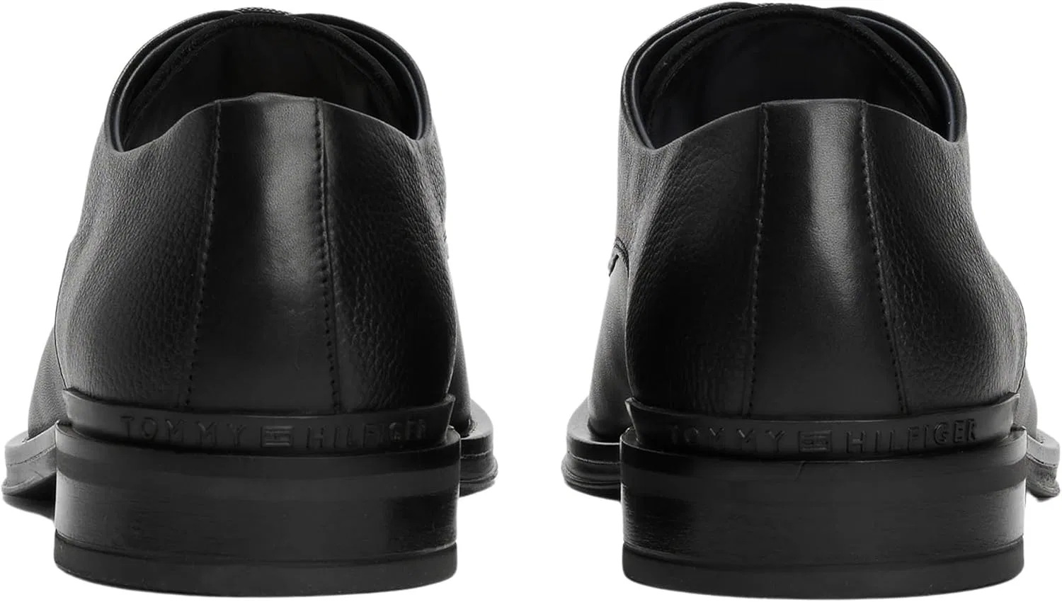 Мужские туфли-дерби Tommy Hilfiger Core из кожи, черный — фото 2
