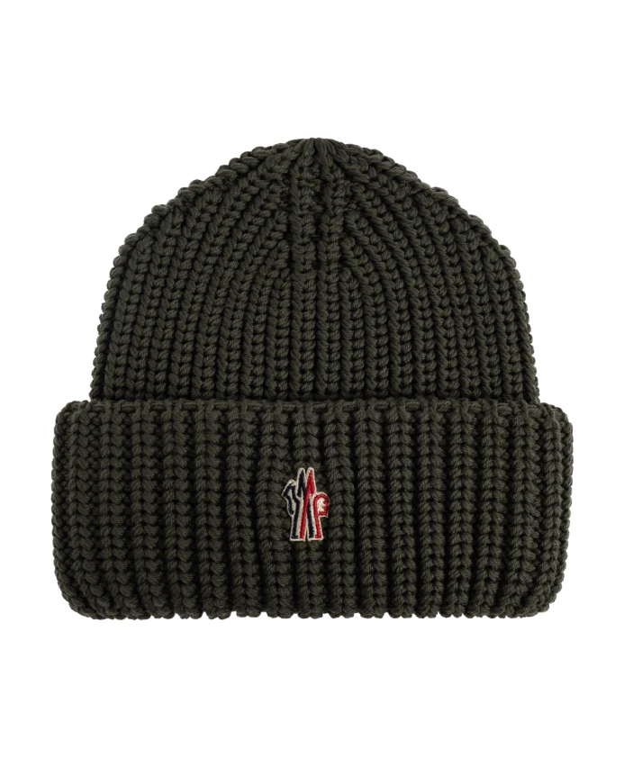 

Шапка для отдыха после катания на лыжах в Гренобле Moncler, зеленый