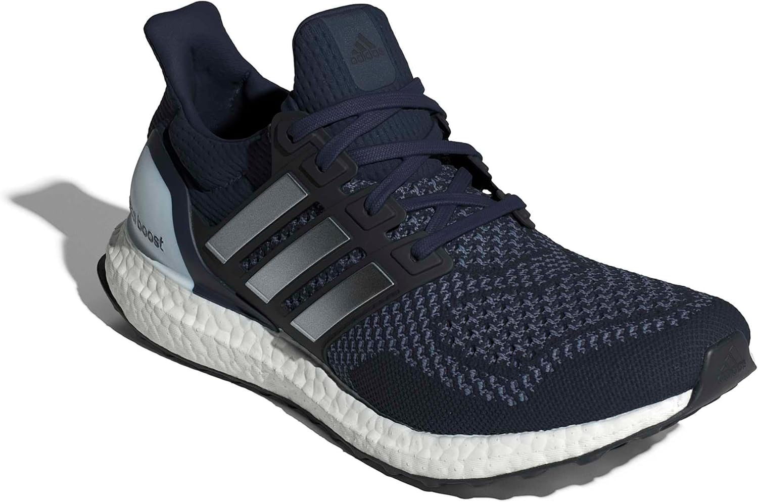 Мужские кроссовки для бега Adidas Ultraboost 1.0, черный/синий — фото 4