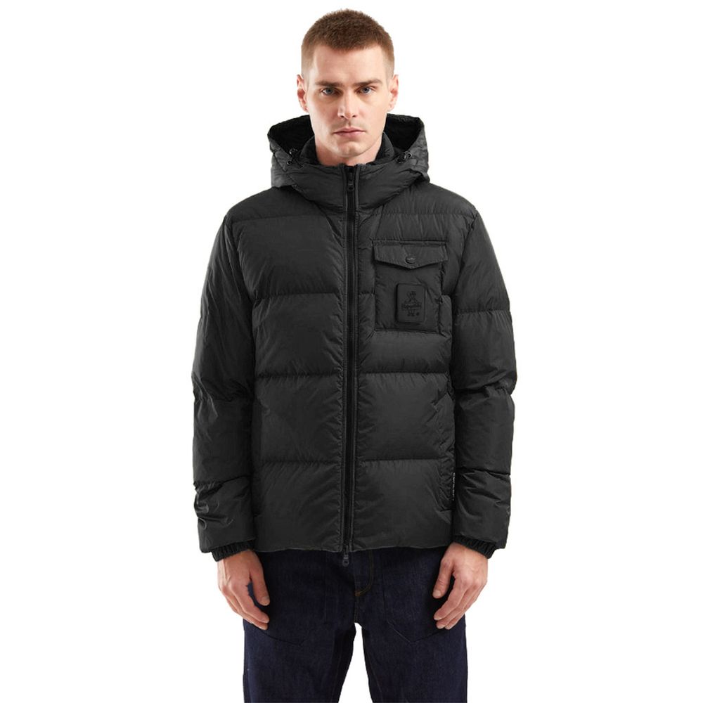 

Черная нейлоновая мужская куртка Refrigiwear