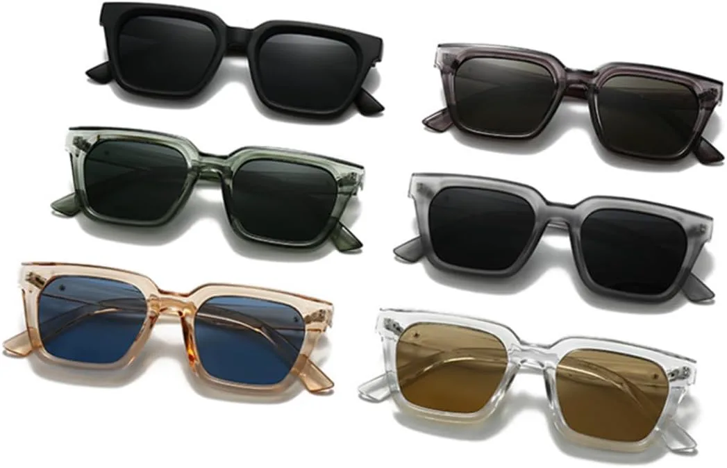 

Модные женские солнцезащитные очки в стиле ретро с заклепками, мужские трендовые сине-зеленые оттенки с защитой от УФ-излучения UV400 HHZZYVY, Champagne Blue