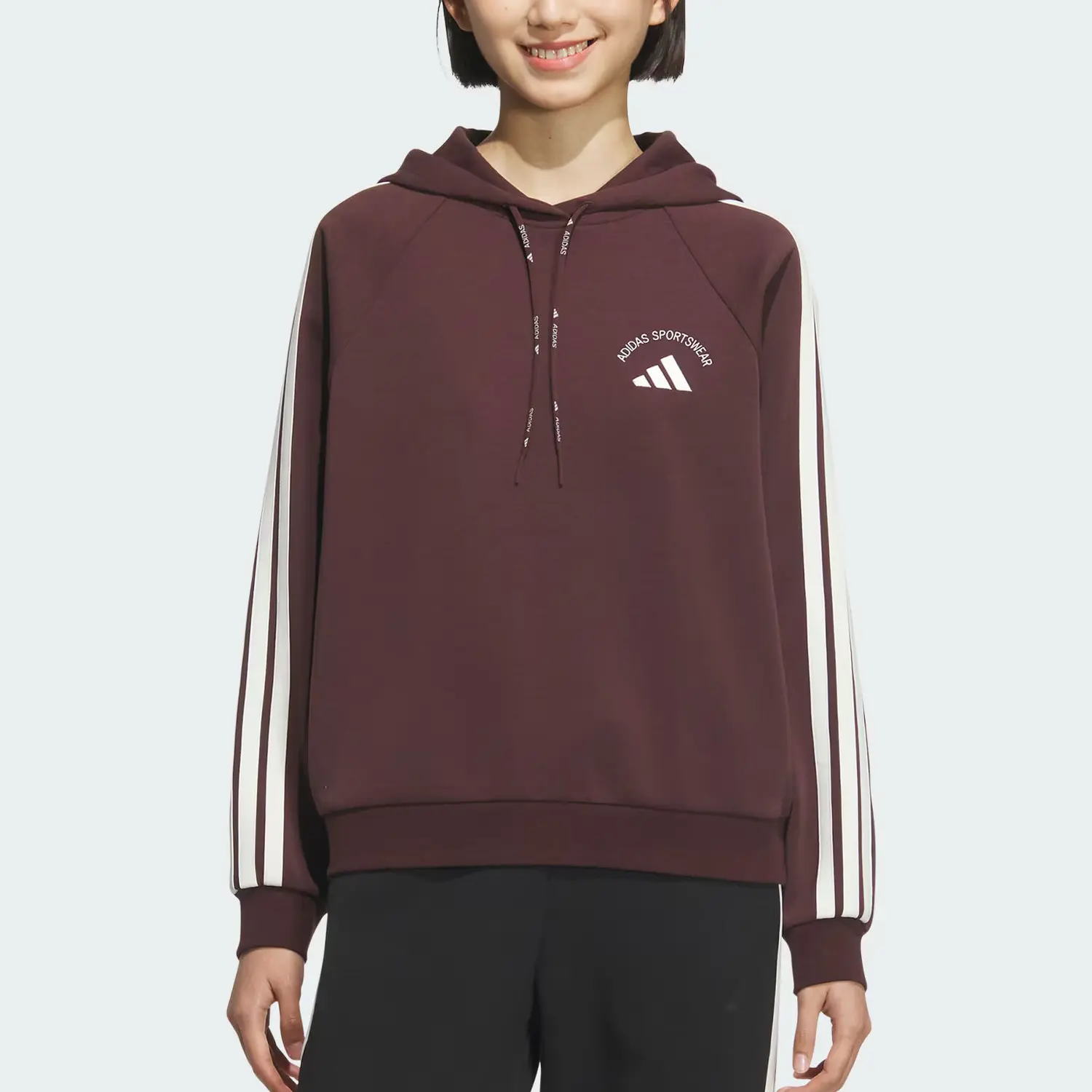 Adidas Спортивный свитшот Women's Dark Brown — фото 3
