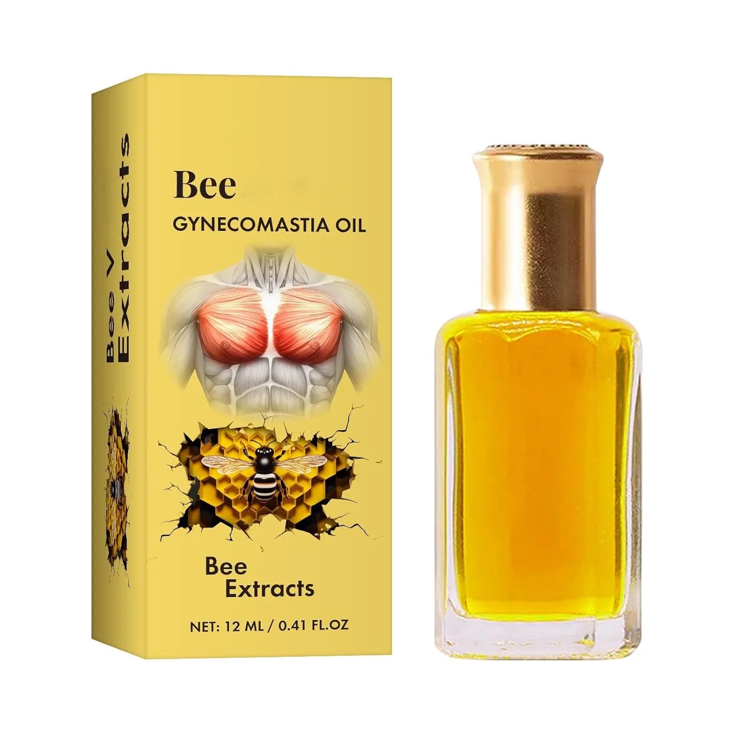 Масло с пчелиным ядом для коррекции гинекомастии Generisch, 1Pcs