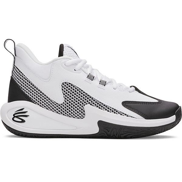 Детские баскетбольные кроссовки Curry 3z 25 Under Armour, White Black