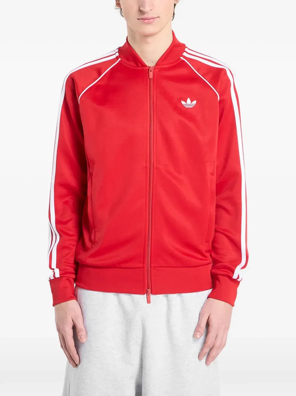 Куртка на молнии Sst Adidas, красный