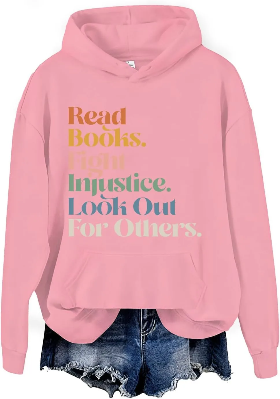 

Свитшут Read Books Fight Injustice Look Out For Others SIMJEW