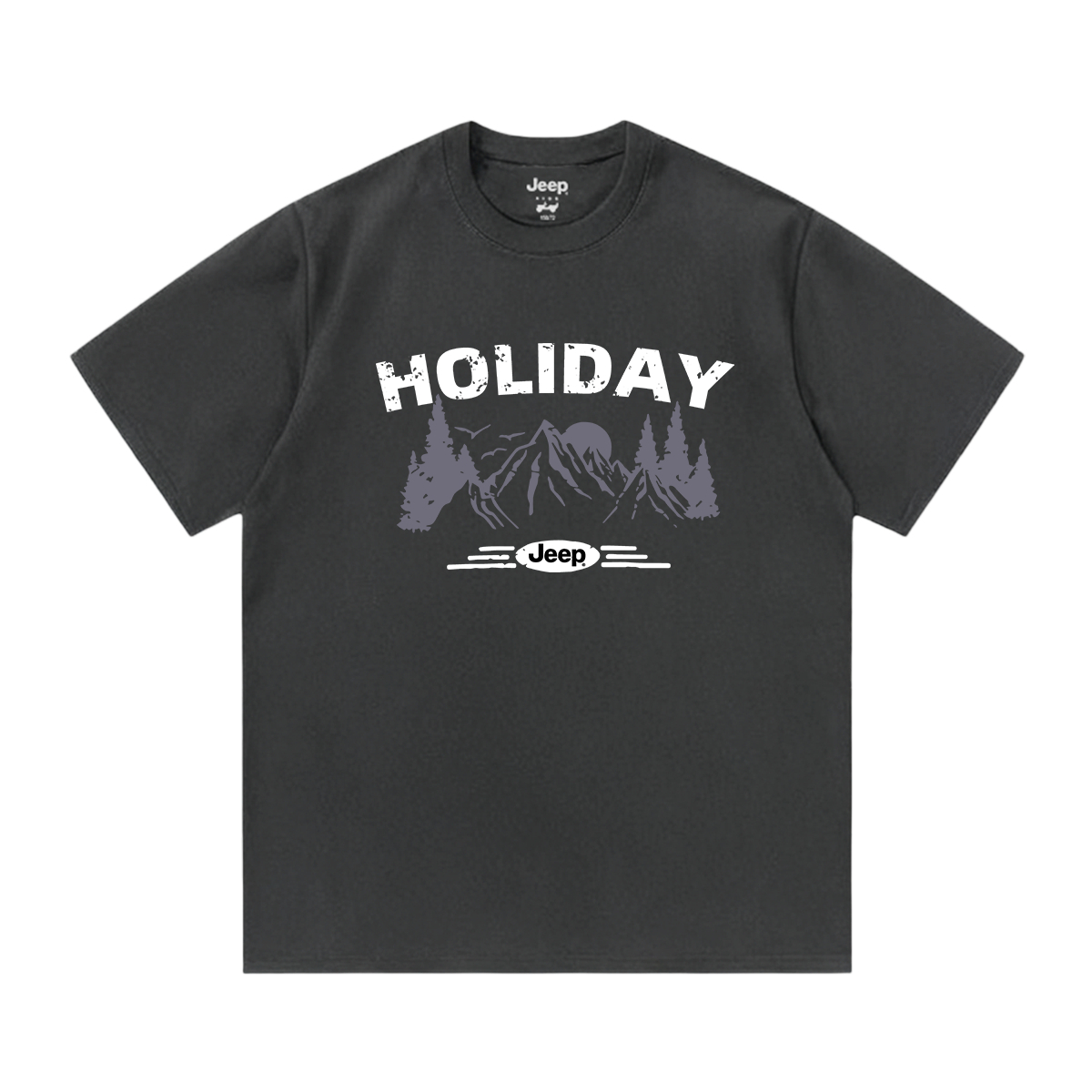 

Футболка Unisex Crew Neck Moderate Jeep, темно-серый