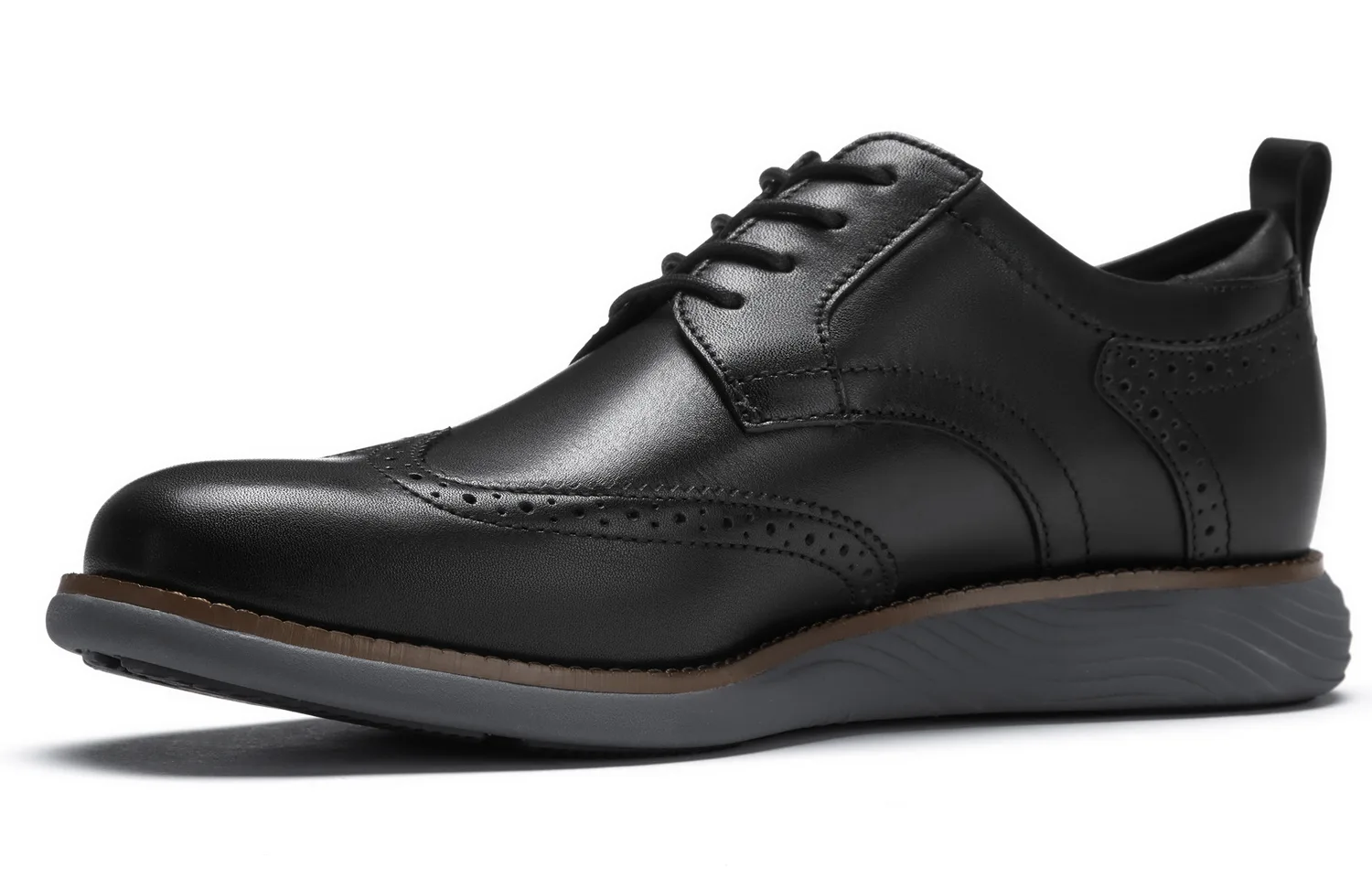 Clarks Мужские повседневные туфли из коровьей кожи черные — фото 3