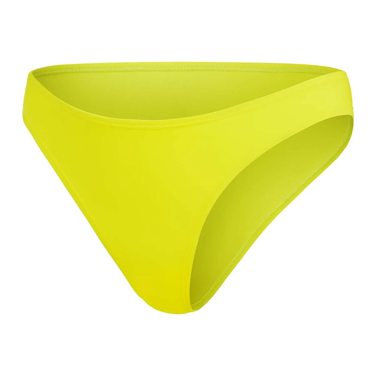 

Женский однотонный купальник Speedo с глубоким вырезом, желтый