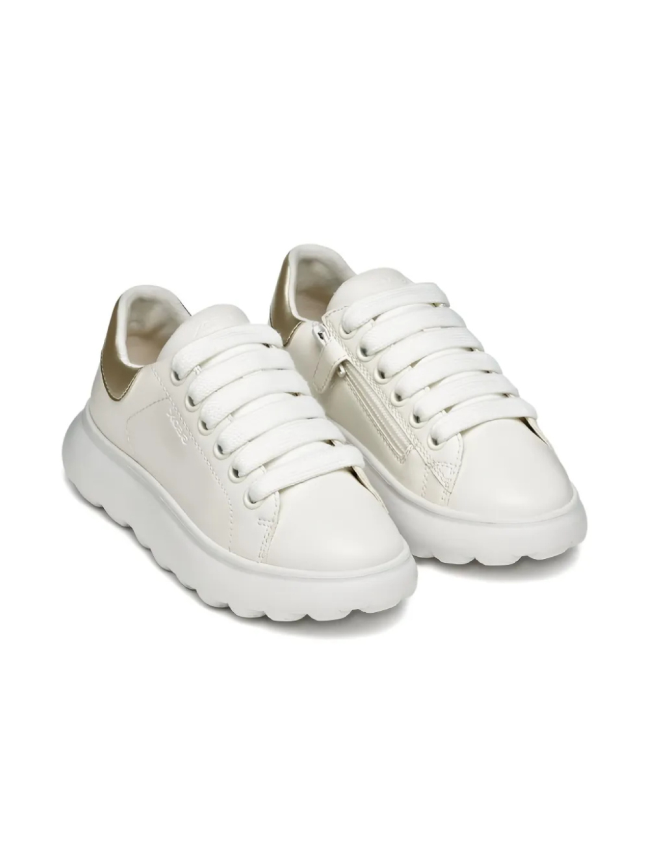 

Кроссовки на шнуровке Geox Kids, белый