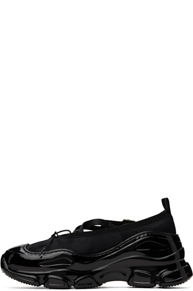 Черные классические кроссовки Criss Cross Tracker Ballerina Simone Rocha — фото 3