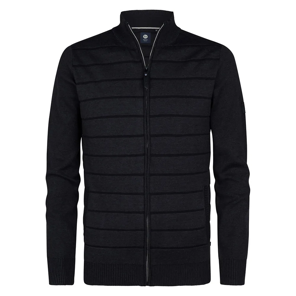 

Свитер Petrol Industries M-3050-KWC229 full zip, черный