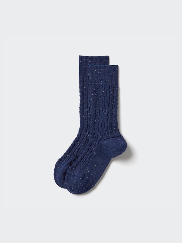 

Носки кабельные Uniqlo, синий