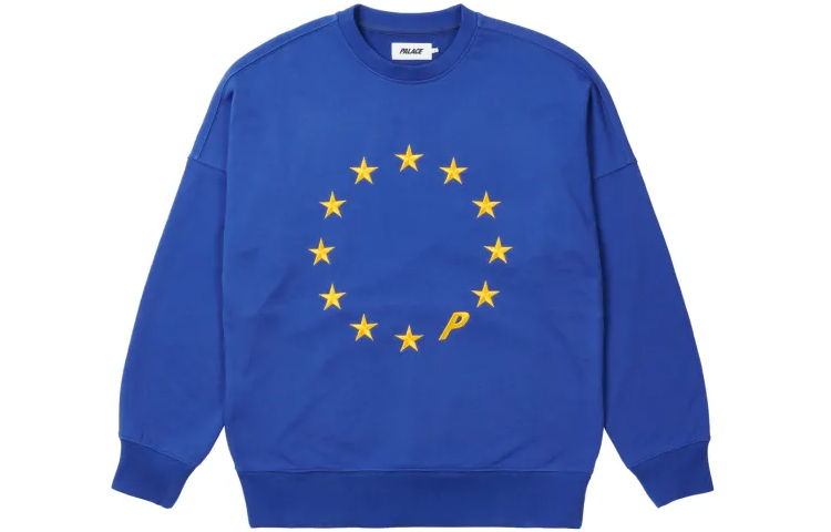 

Футболка EU DON Crew PALACE, синяя