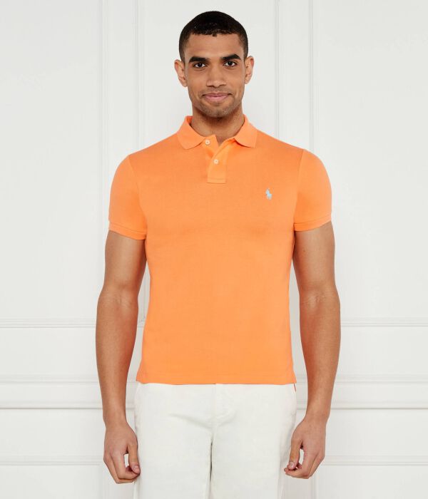 

Рубашка поло Slim fit Polo Ralph Lauren, оранжевый