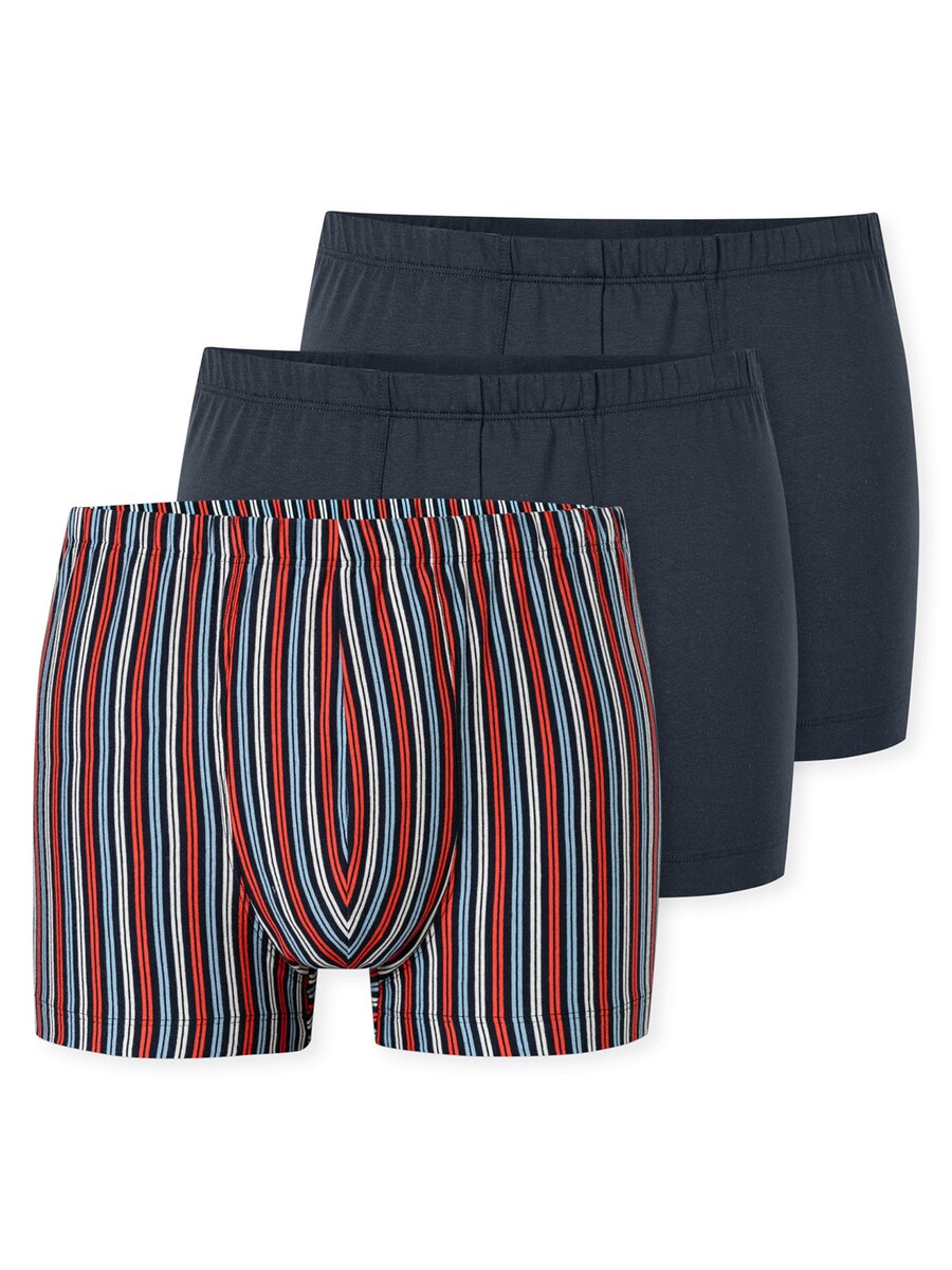 

Боксерские шорты SCHIESSER, цвет Night blue/Light blue/Red