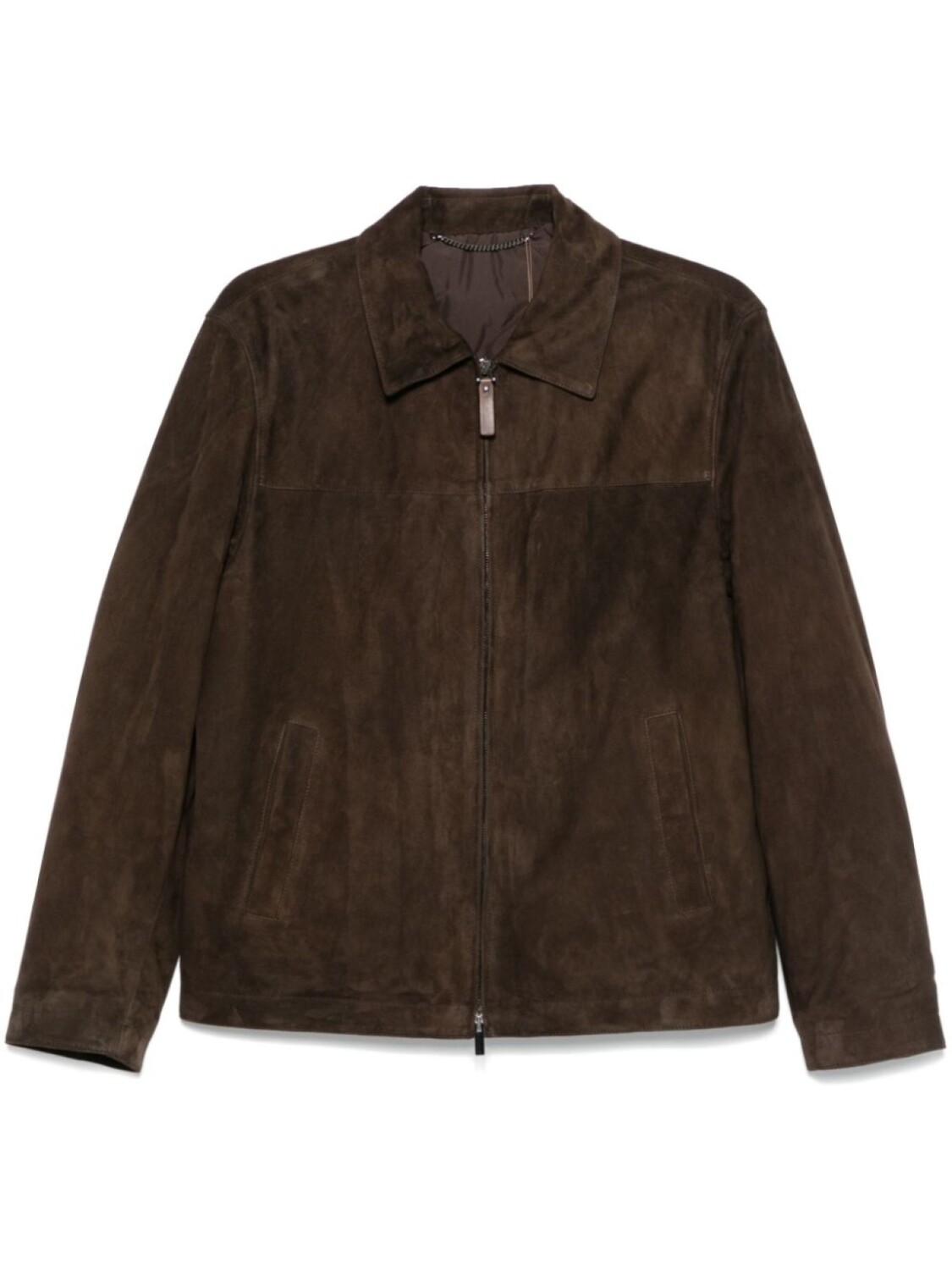 

Куртка на пуговицах Canali, коричневый