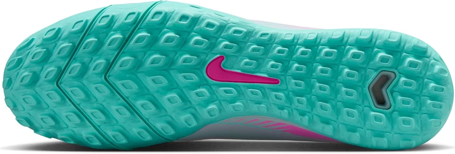 Футбольные бутсы Nike Mercurial Vapor 16 Academy TF Low Top FQ8449, Ocean Cube Pink Blast — фото 4