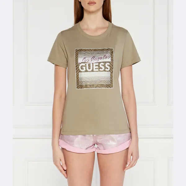 

Футболка стандартного кроя Guess, зеленый