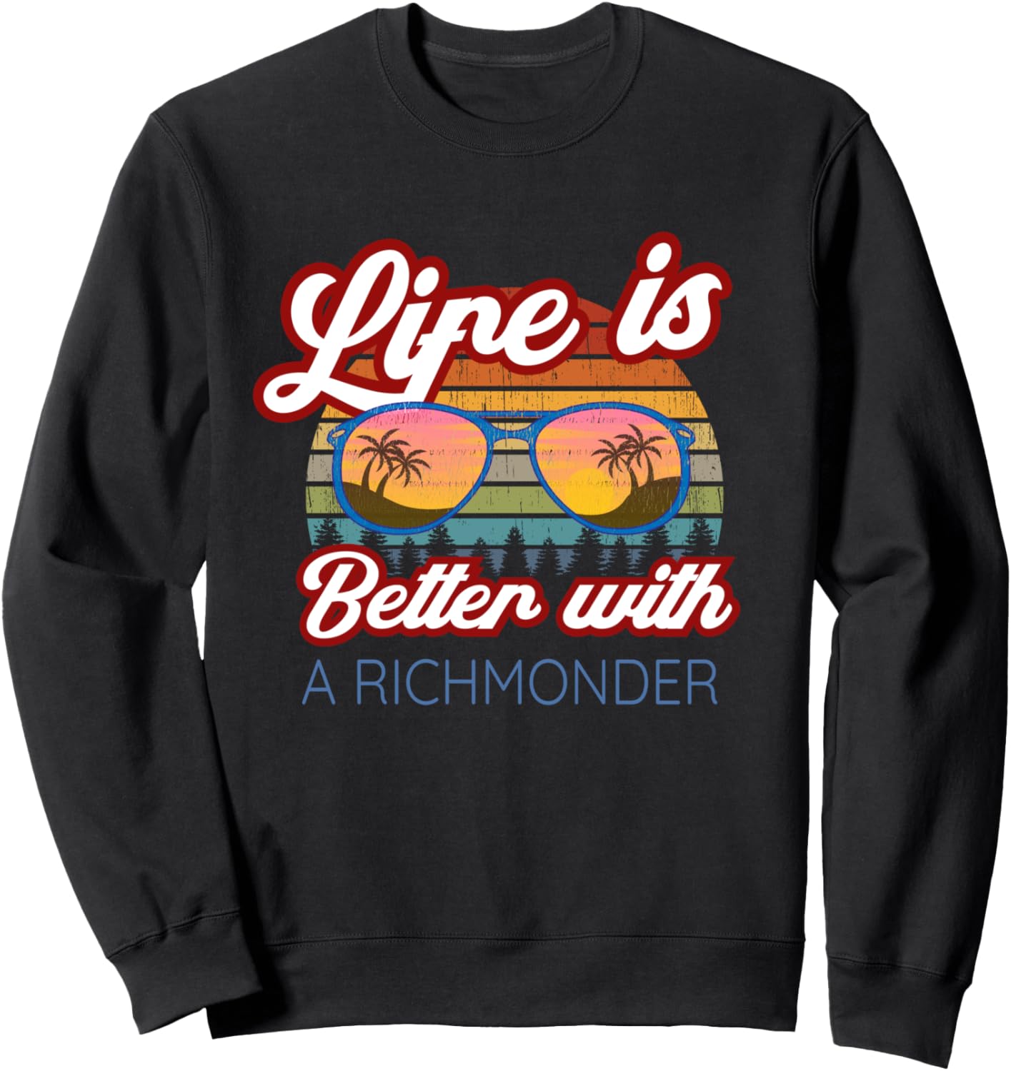 

Забавная сувенирная толстовка с символикой города Ричмонд и надписью Гордость Ричмонда Richmonders Proud Richmond Home City Funny Saying, черный