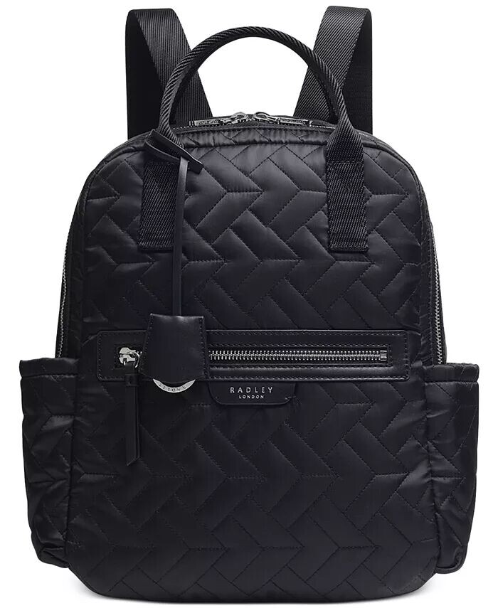 

Женский рюкзак Finsbury Park Quilt Medium Ziptop Radley London, черный