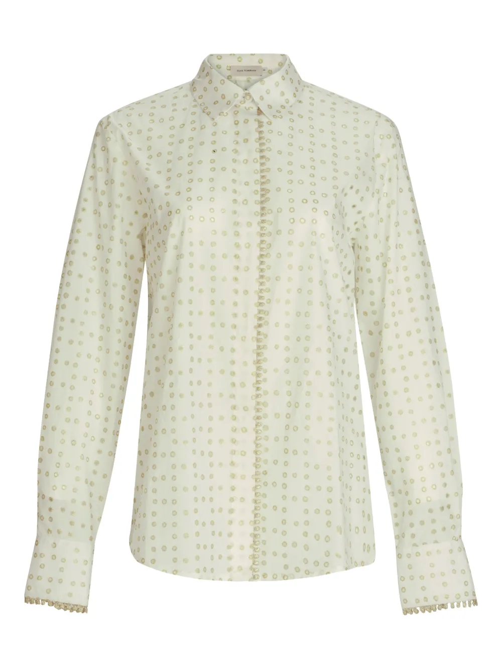 

Хлопковая рубашка Naroa Silvia Tcherassi, нейтральный