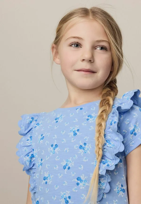 Футболка с принтом Laura Ashley, Pink Blue — фото 4