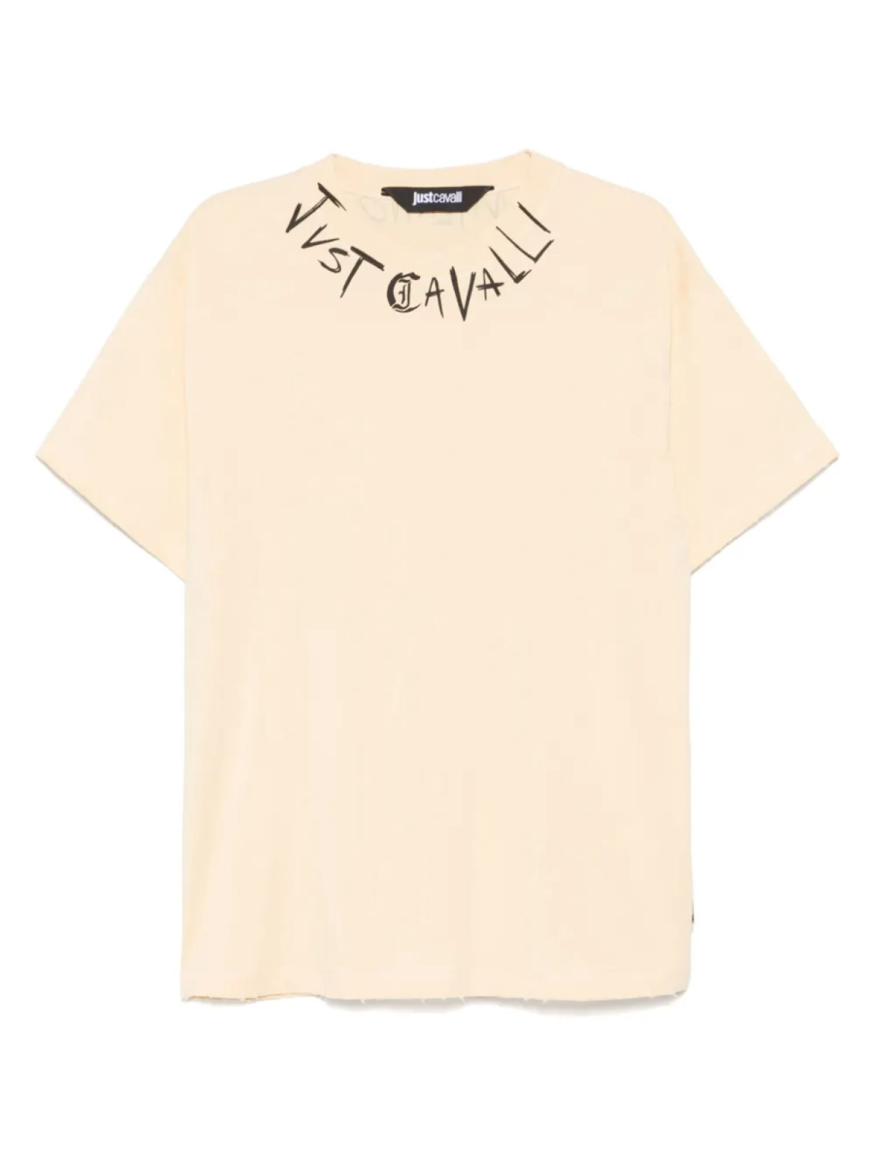 

Футболка из хлопка Just Cavalli, оранжевый