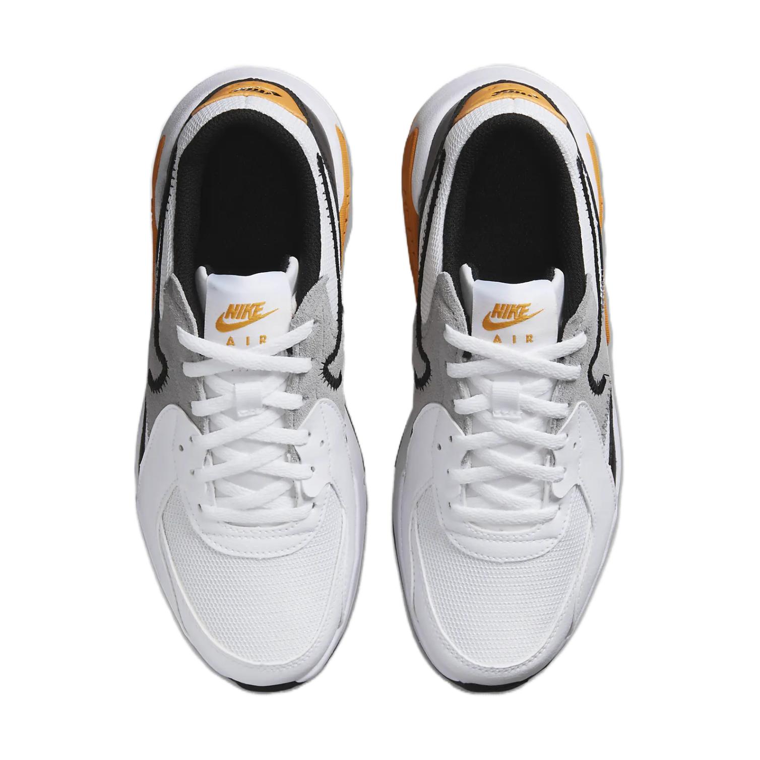 Nike Air Max Excee GS 'Белый Университетский Золотой' Белый Серый Черный — фото 4