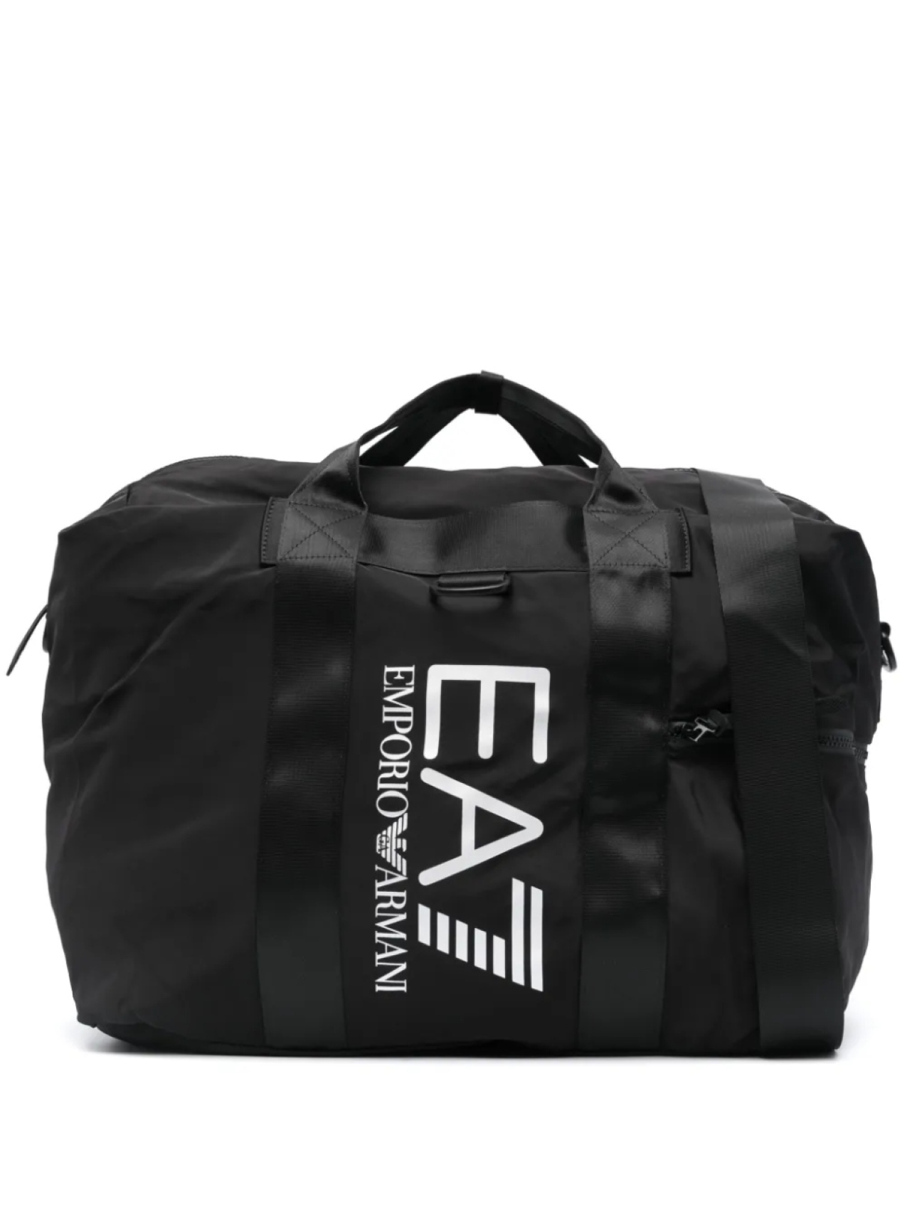 

Ea7 Emporio Armani дорожная сумка на молнии с логотипом, черный