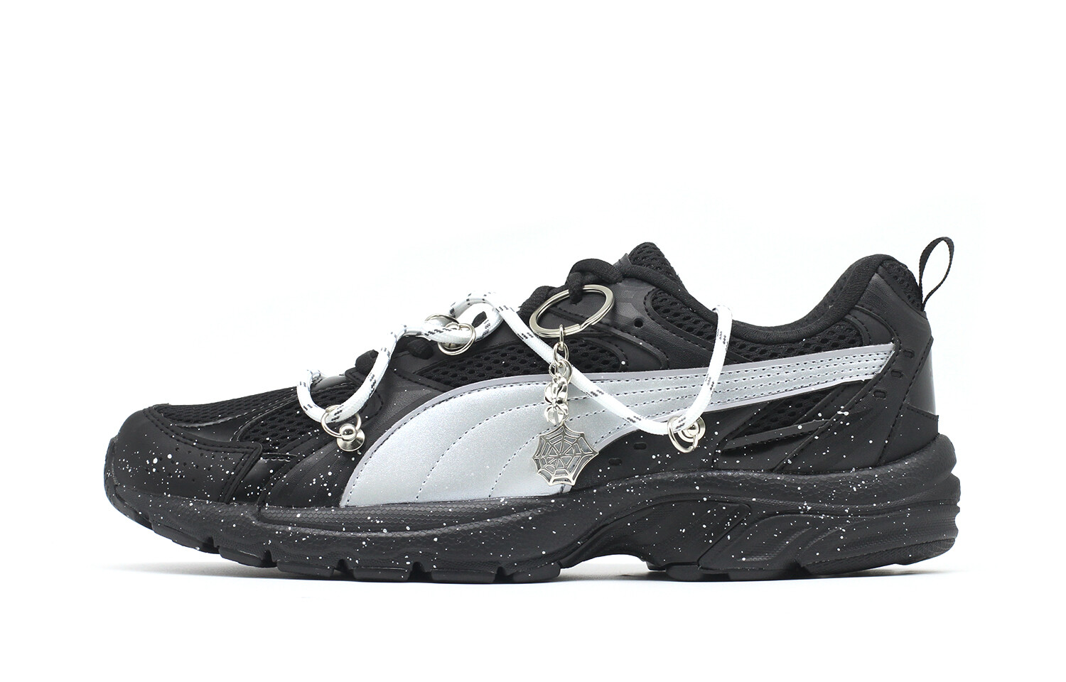 

Кроссовки Milenio Running Unisex Low-Top Black/Silver Puma