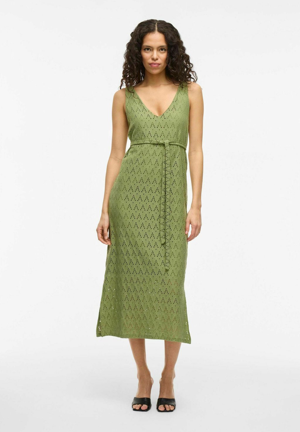 

Повседневное платье VIAMALINA V NECK MIDI VILA, светло-зеленый