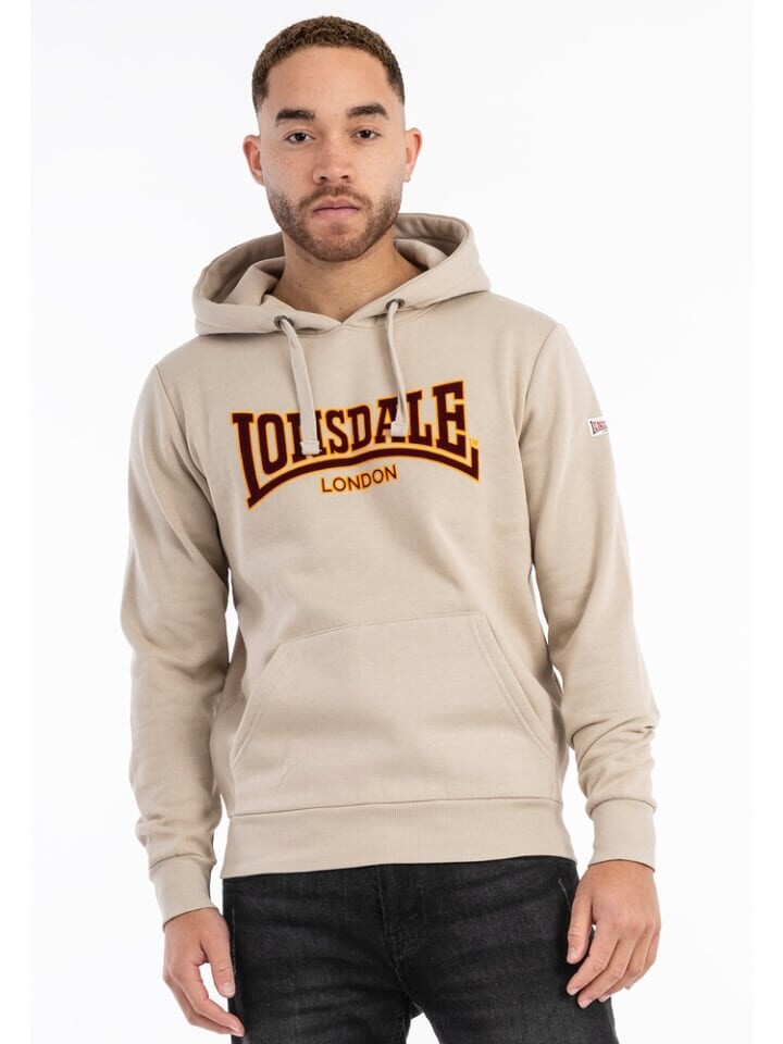 

Толстовка Lonsdale Hoodie, бежевый