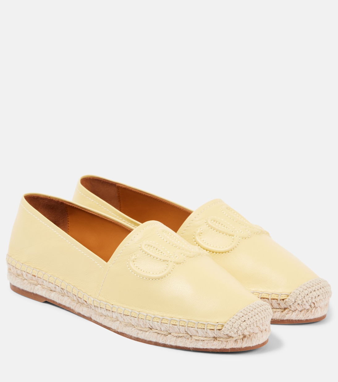 Кожаные эспадрильи Isla Chloé, Soft Yellow
